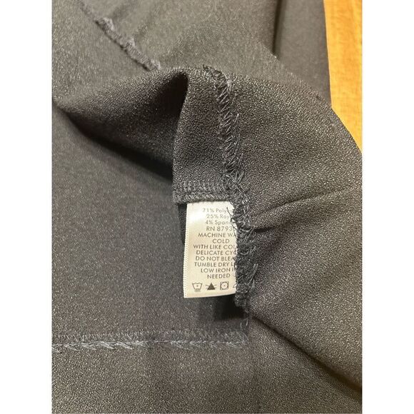 Susan Graver/Style Women's Short Sleeve Black Shift Dress Pullover Size Small - Picture 5 of 7